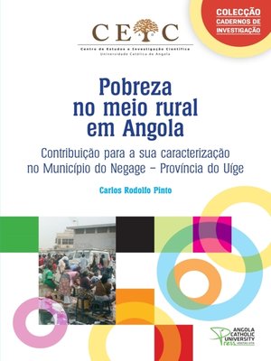 cover image of Pobreza no meio rural em Angola